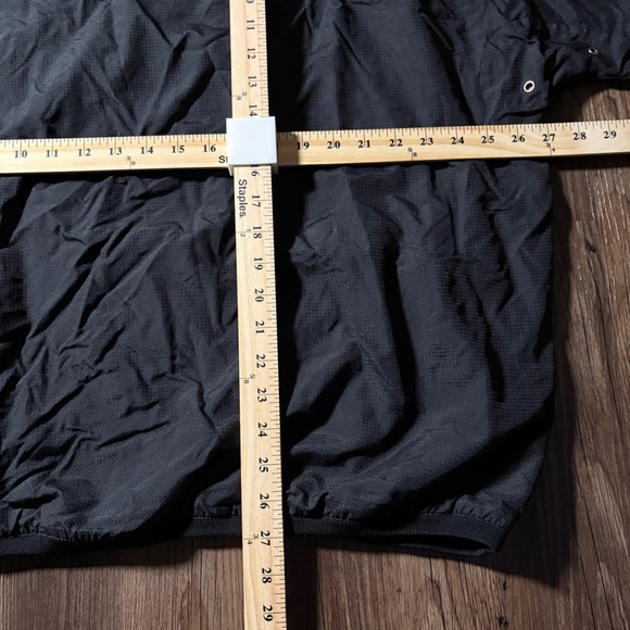 Majestic Men's‎ XL Baseball Pullover Jacket Black R Logo Long Sleeve - Picture 6 of 6